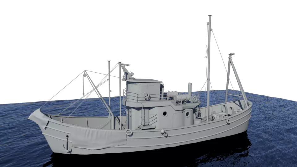 fishing boat 3D model
