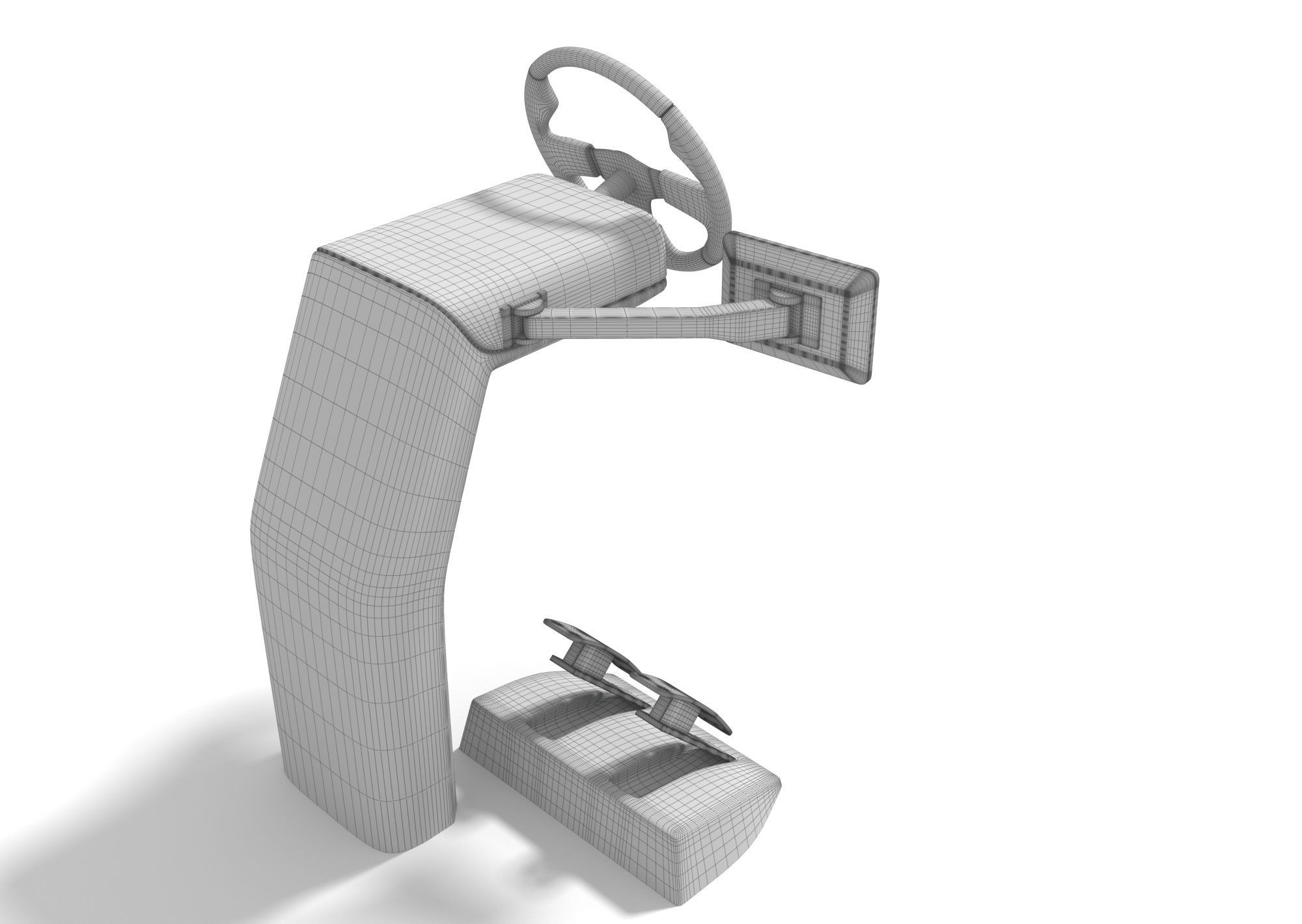 Vehicle Control Panel 3D model_12