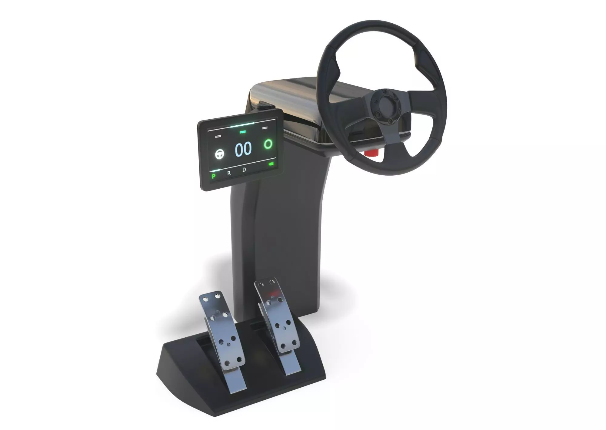 Vehicle Control Panel 3D model_0