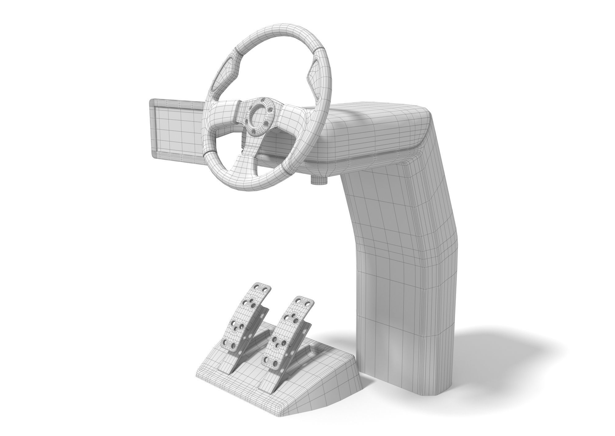 Vehicle Control Panel 3D model_15