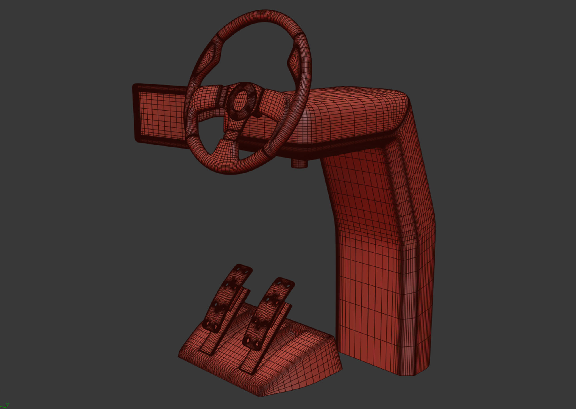 Vehicle Control Panel 3D model_18