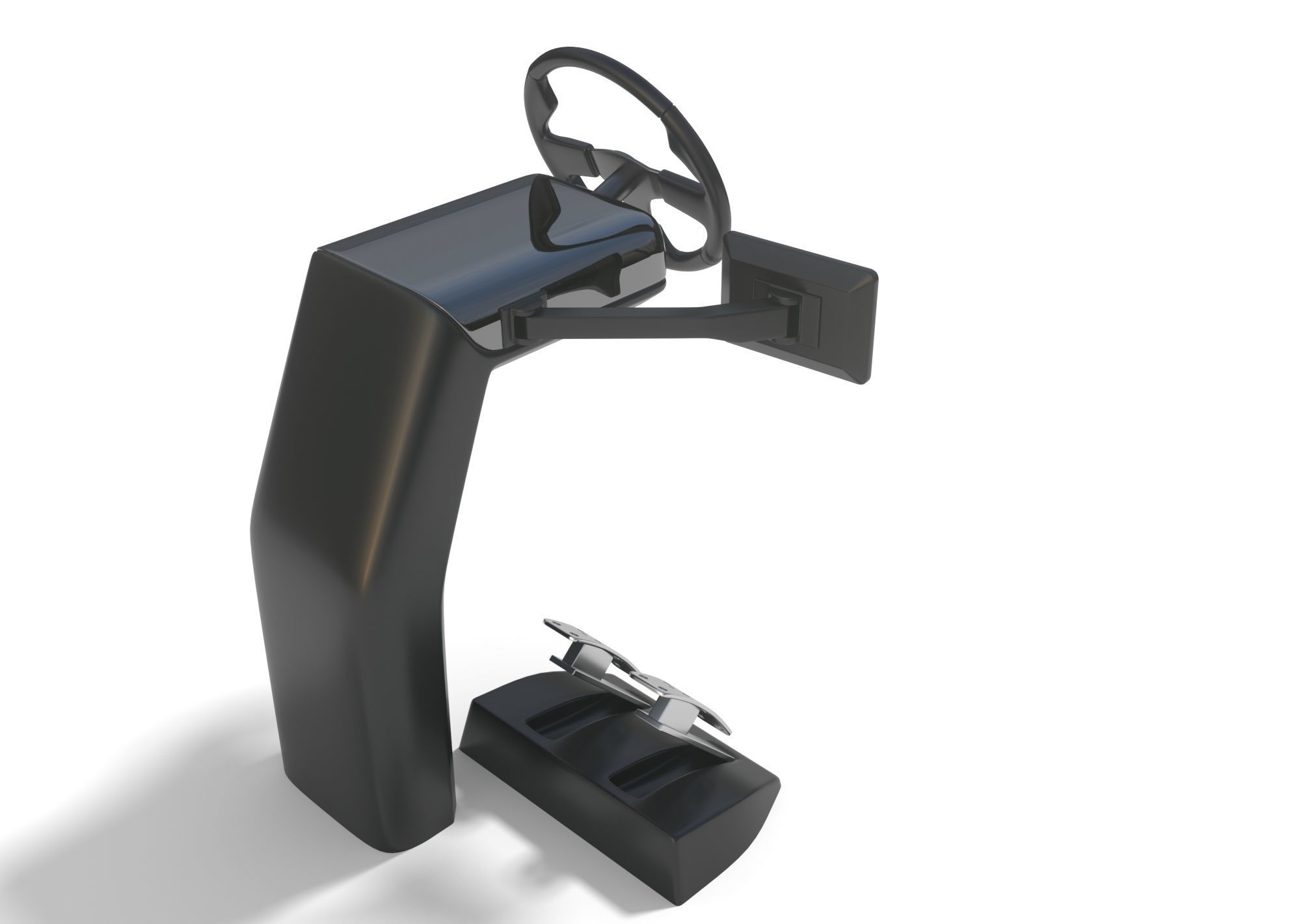 Vehicle Control Panel 3D model_2