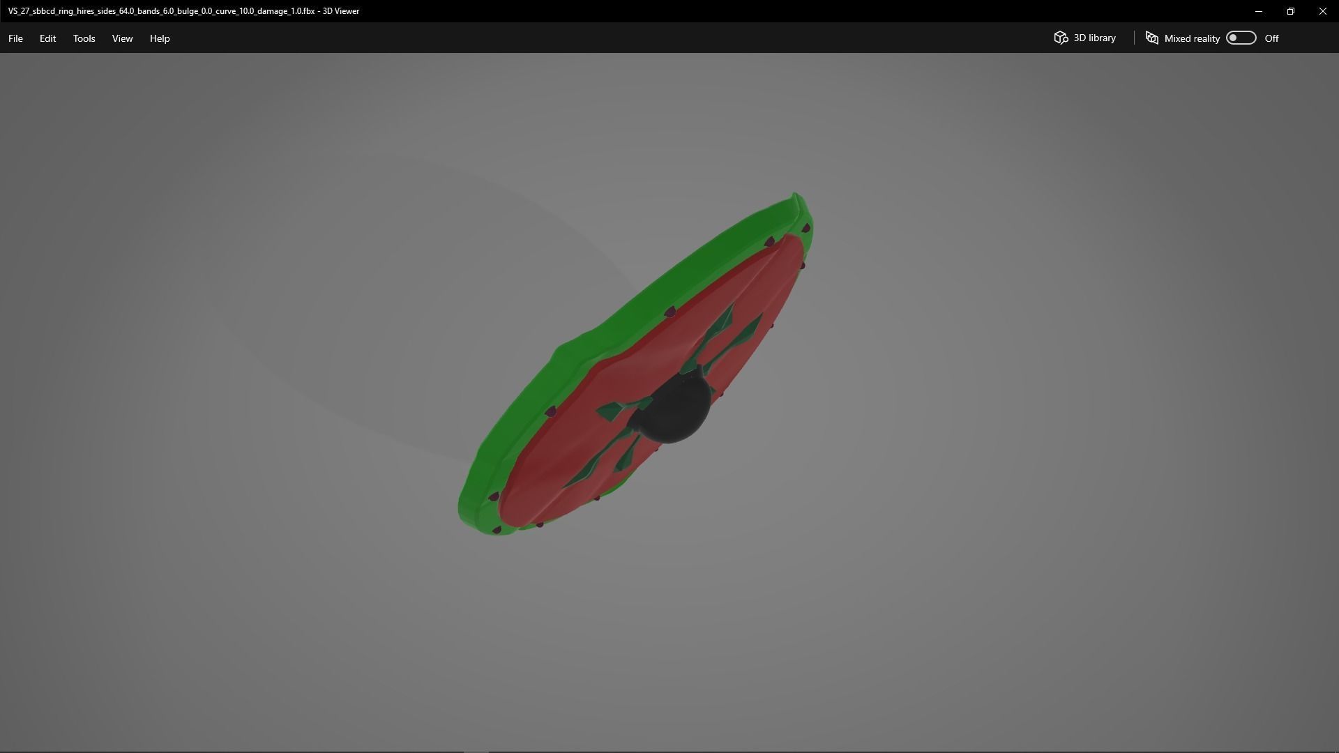 Viking Shields - Volume Four - Outer Bolted Ring - Damaged Low-poly 3D model_4