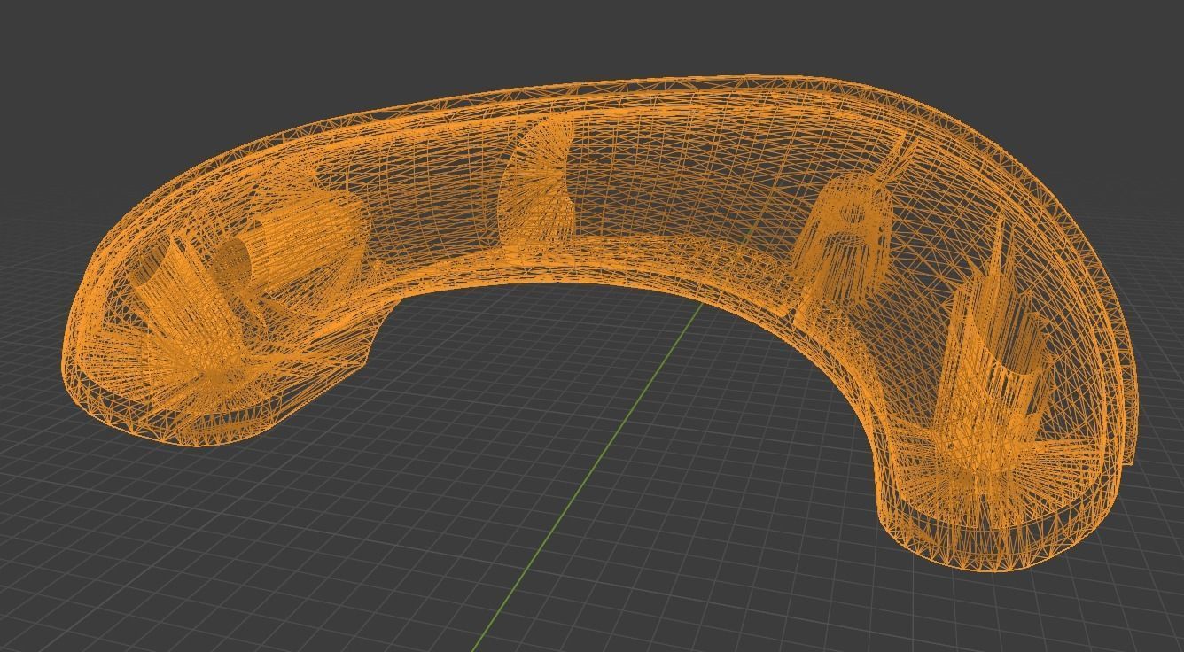 GAZ-21 armrest 3D print model_2