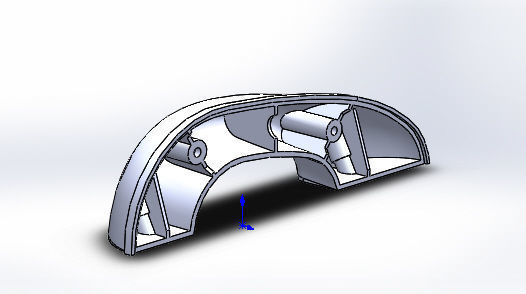 GAZ-21 armrest 3D print model_1