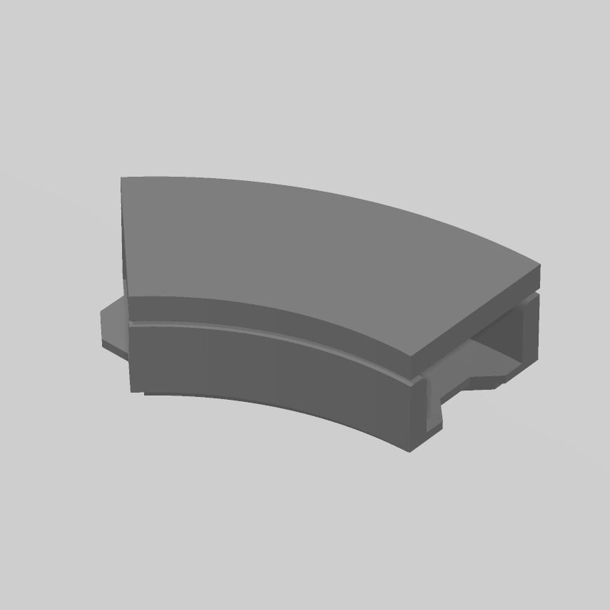 LINESIDE CABLE TROUGHS 7MM SCALE O GAUGE MODEL RAILWAY - CLOSED 3D print model_3