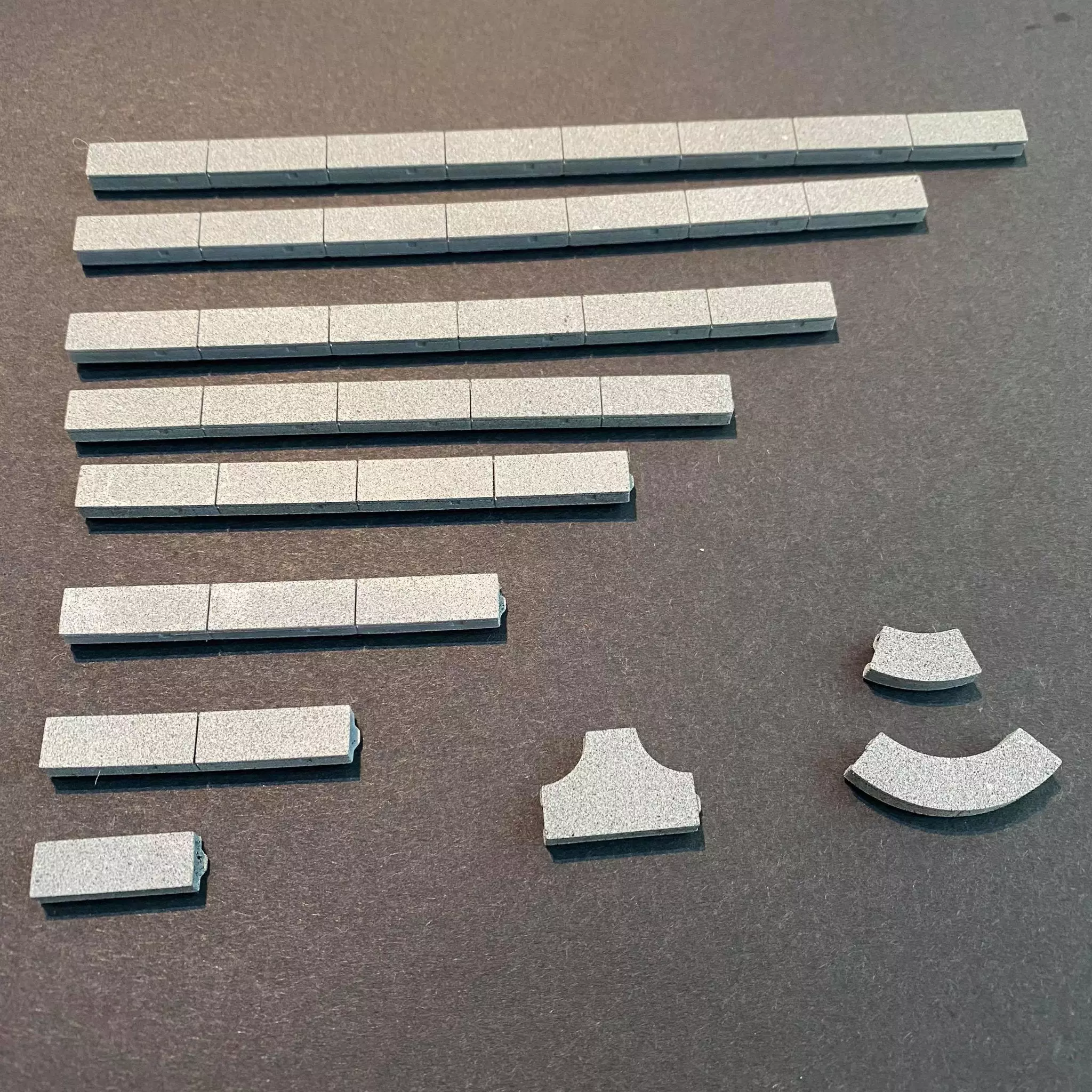 LINESIDE CABLE TROUGHS 7MM SCALE O GAUGE MODEL RAILWAY - CLOSED 3D print model_0