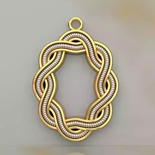 Auger Model Pendant or Necklace 3D print model