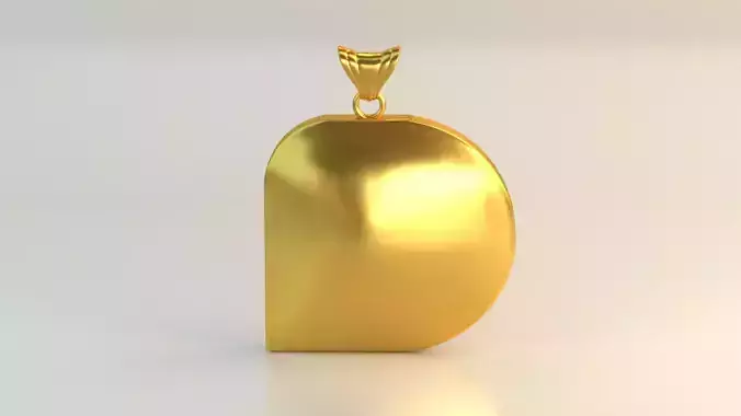 Pendant Letter D