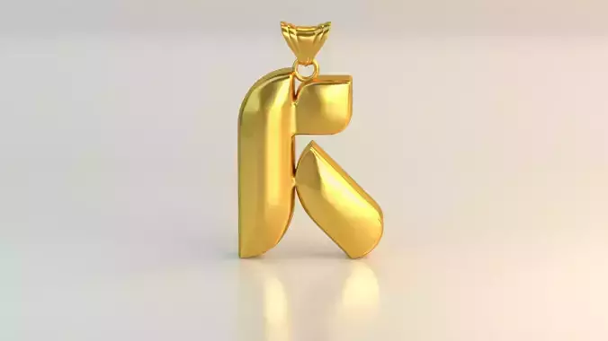 Pendant Letter K