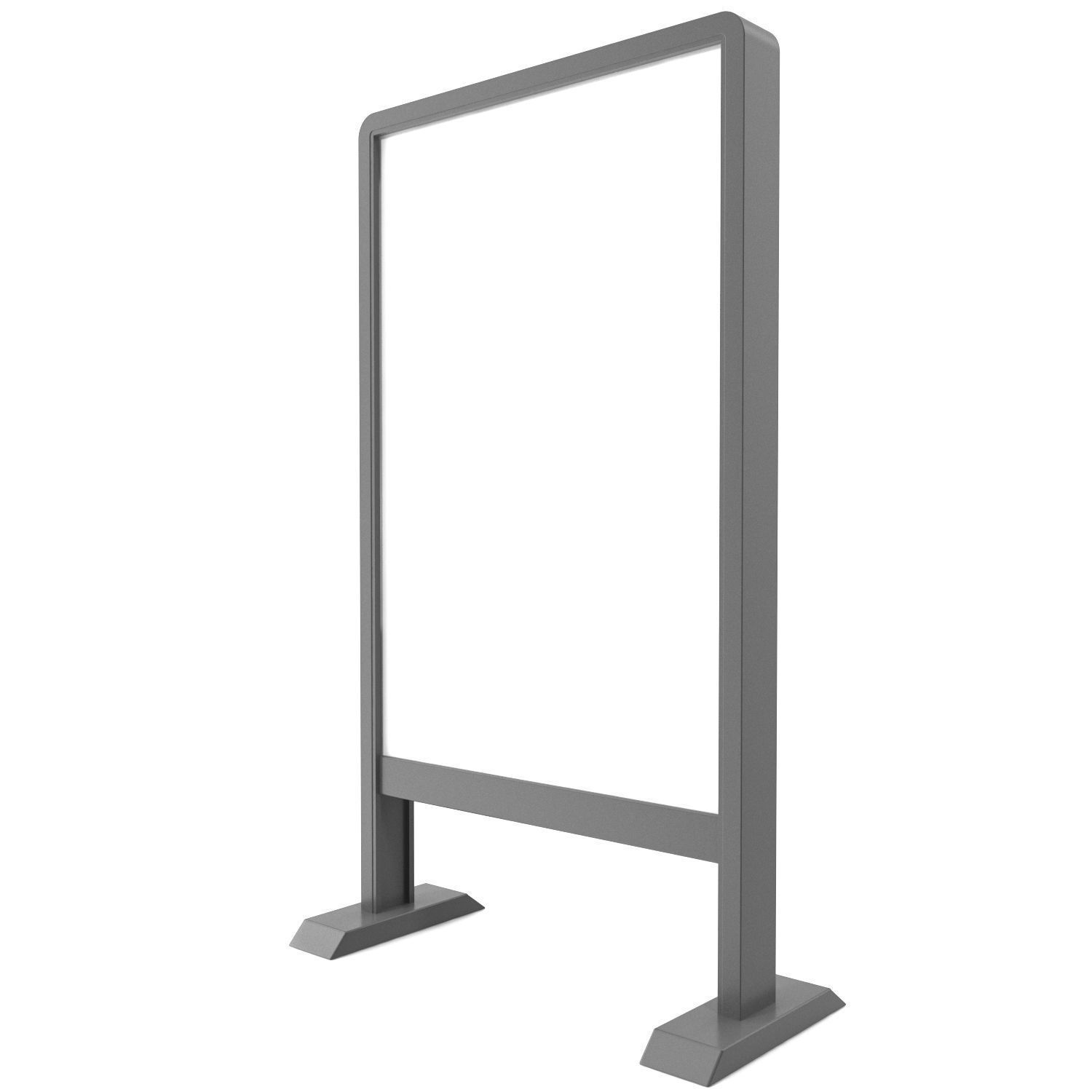 Advertising stand display Billboard 22 3D model_1