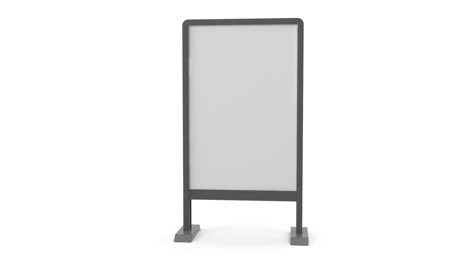 Advertising stand display Billboard 22 3D model_8