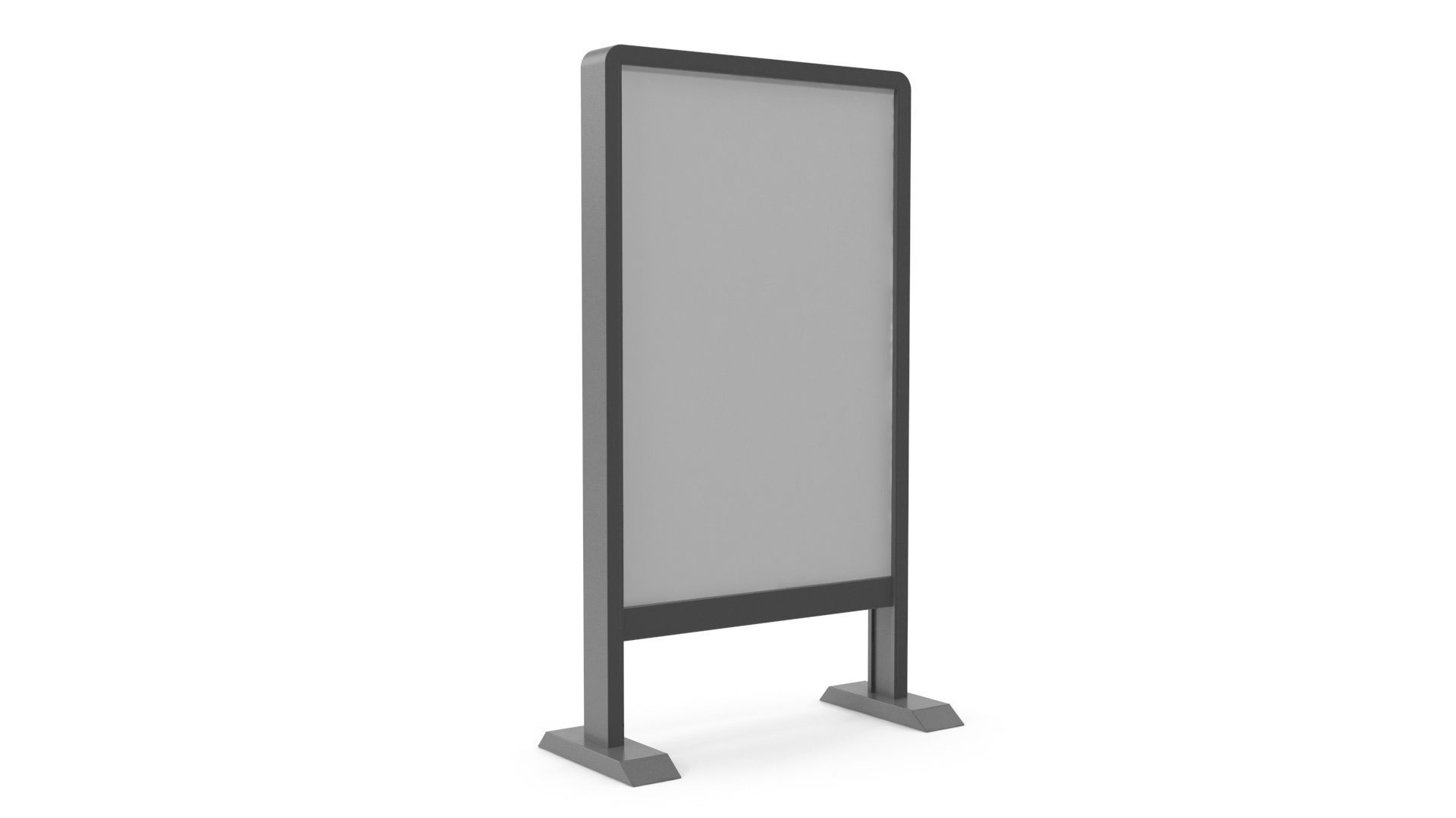 Advertising stand display Billboard 22 3D model_7