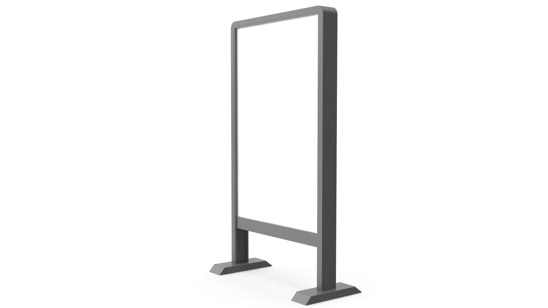 Advertising stand display Billboard 22 3D model_2