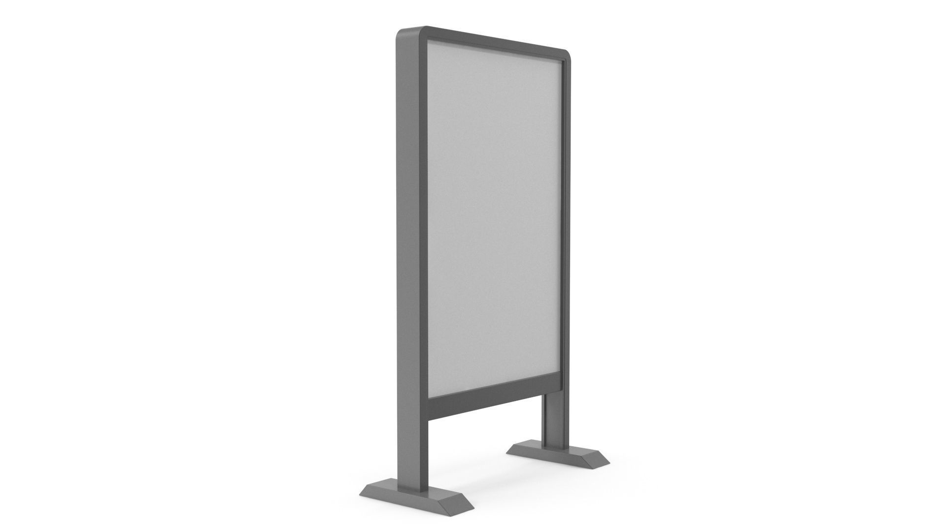 Advertising stand display Billboard 22 3D model_6