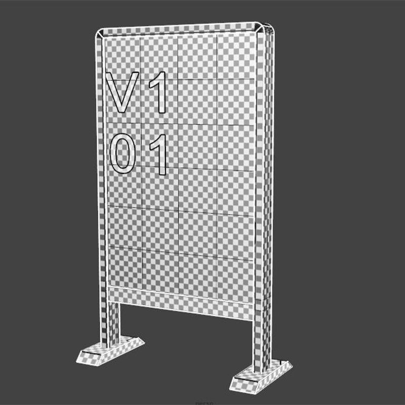 Advertising stand display Billboard 22 3D model_17