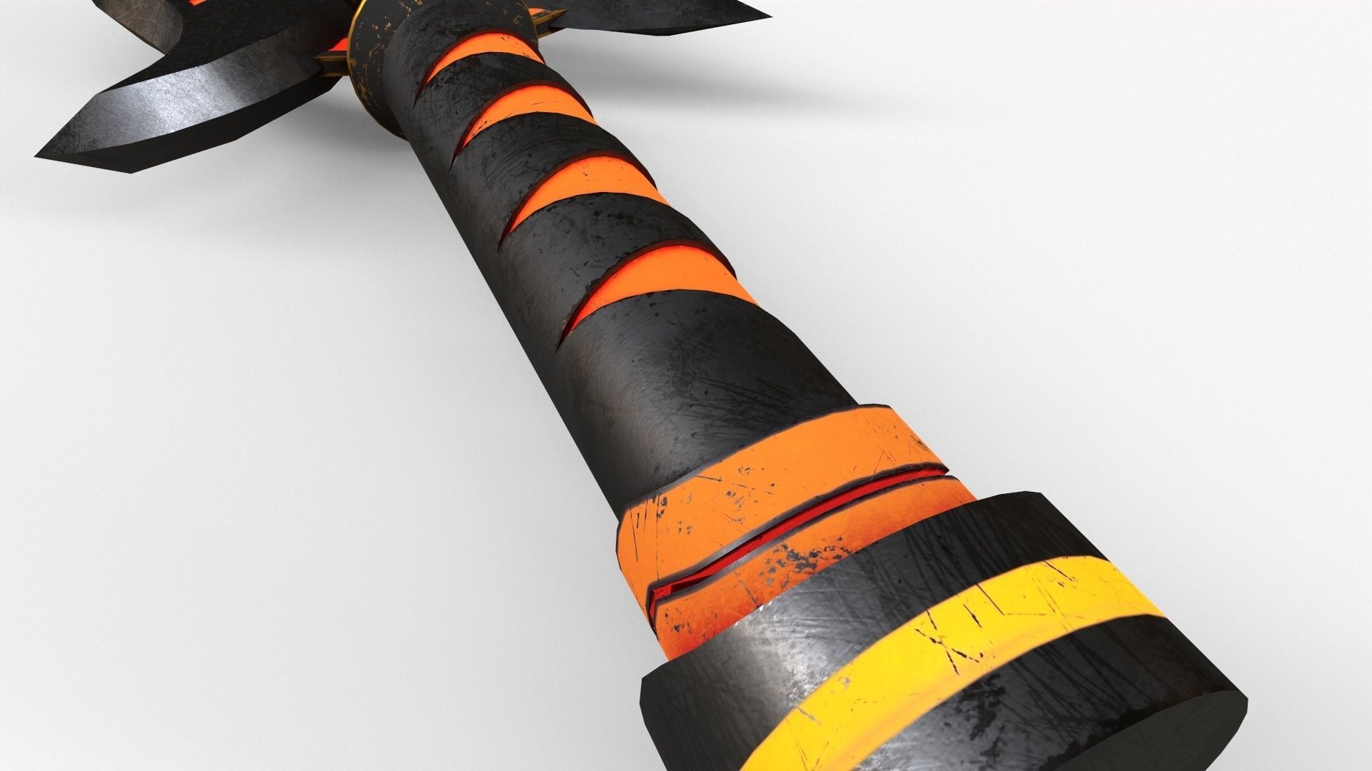 Sci-Fi Sword V6 Low-poly 3D model_11