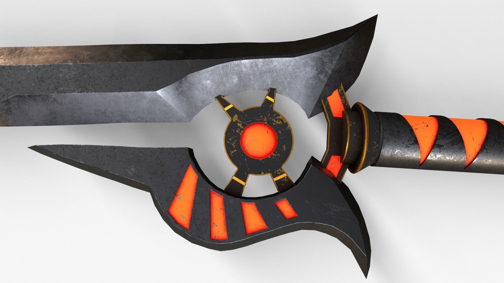 Sci-Fi Sword V6 Low-poly 3D model_3