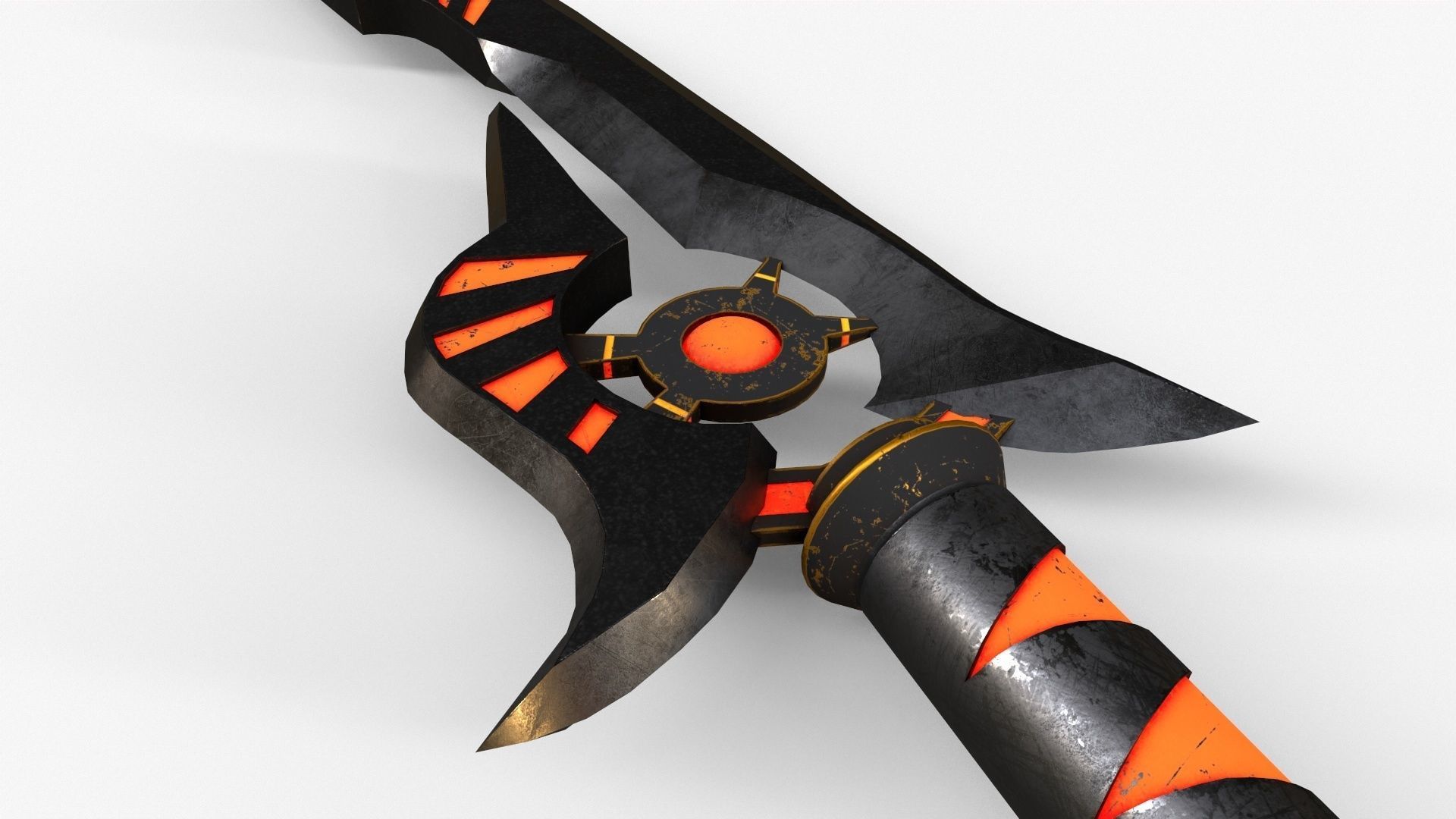 Sci-Fi Sword V6 Low-poly 3D model_13