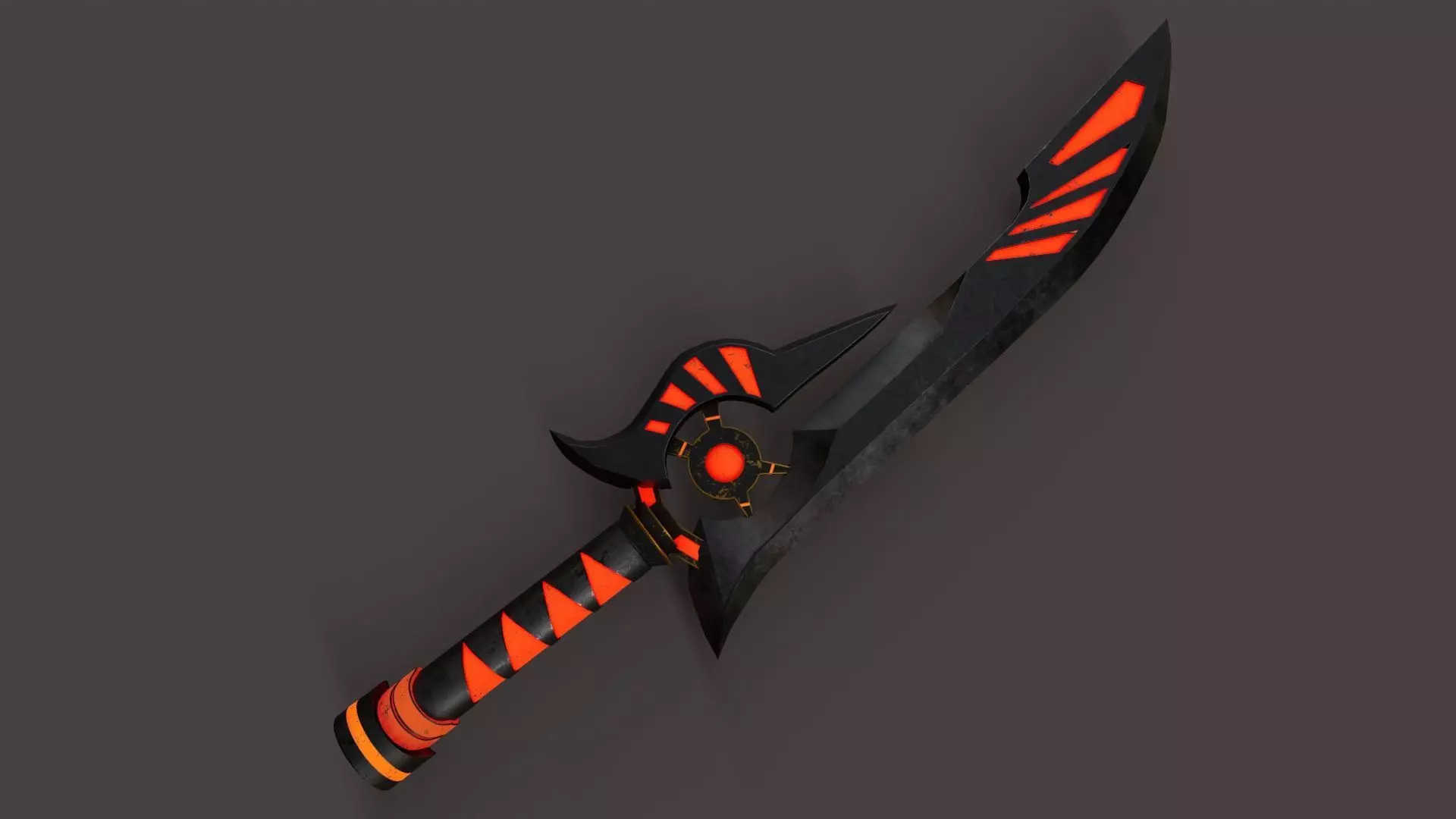 Sci-Fi Sword V6 Low-poly 3D model_0