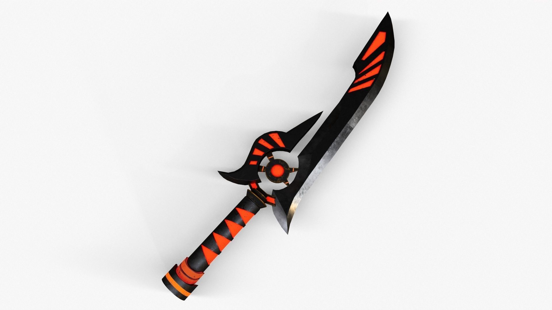 Sci-Fi Sword V6 Low-poly 3D model_17