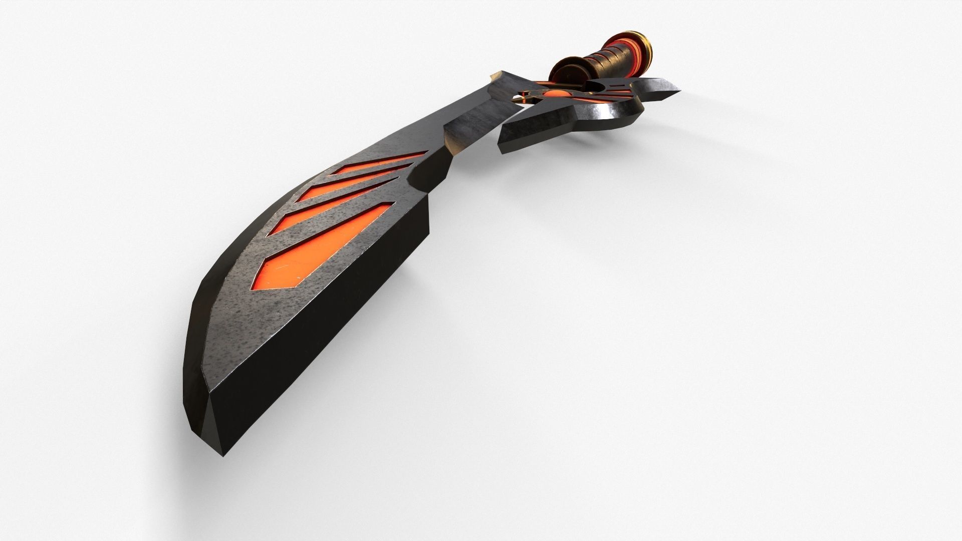 Sci-Fi Sword V6 Low-poly 3D model_21