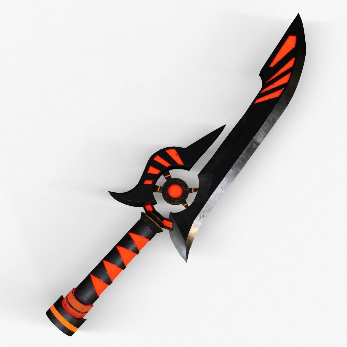 Sci-Fi Sword V6 Low-poly 3D model_18