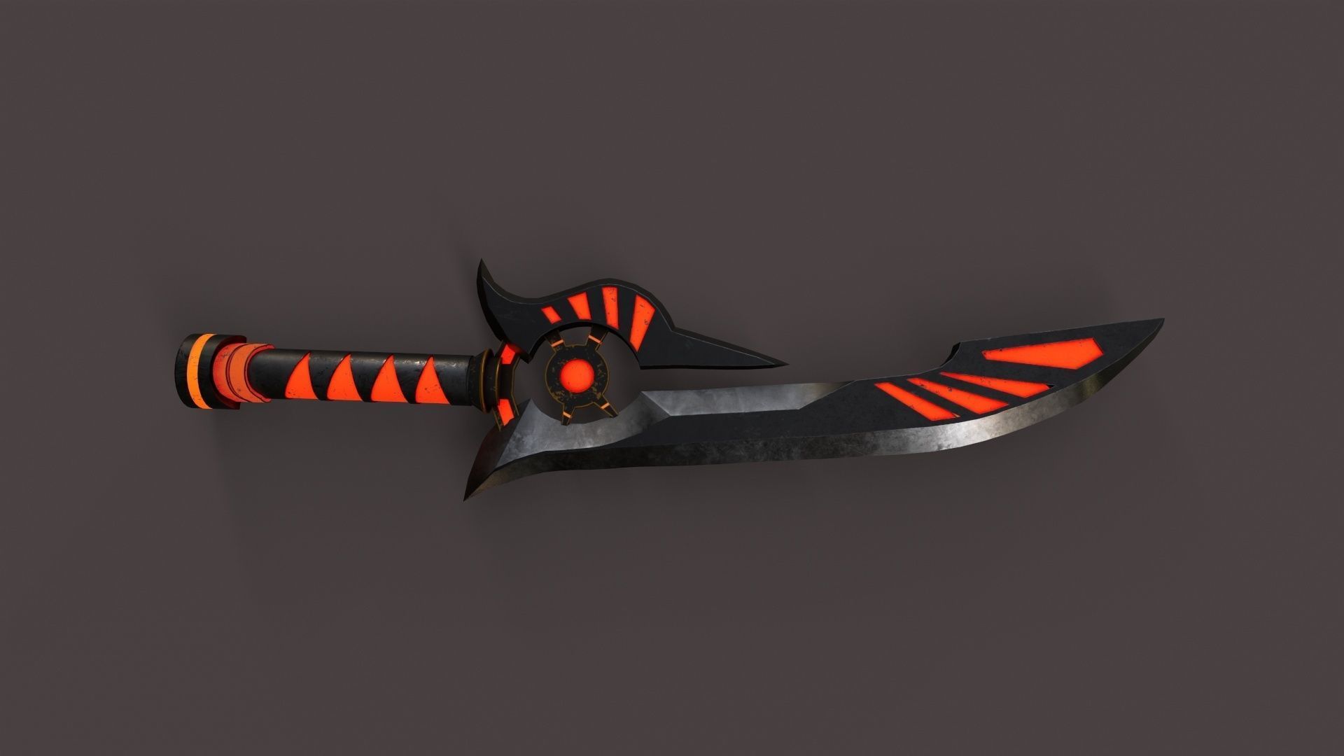 Sci-Fi Sword V6 Low-poly 3D model_2