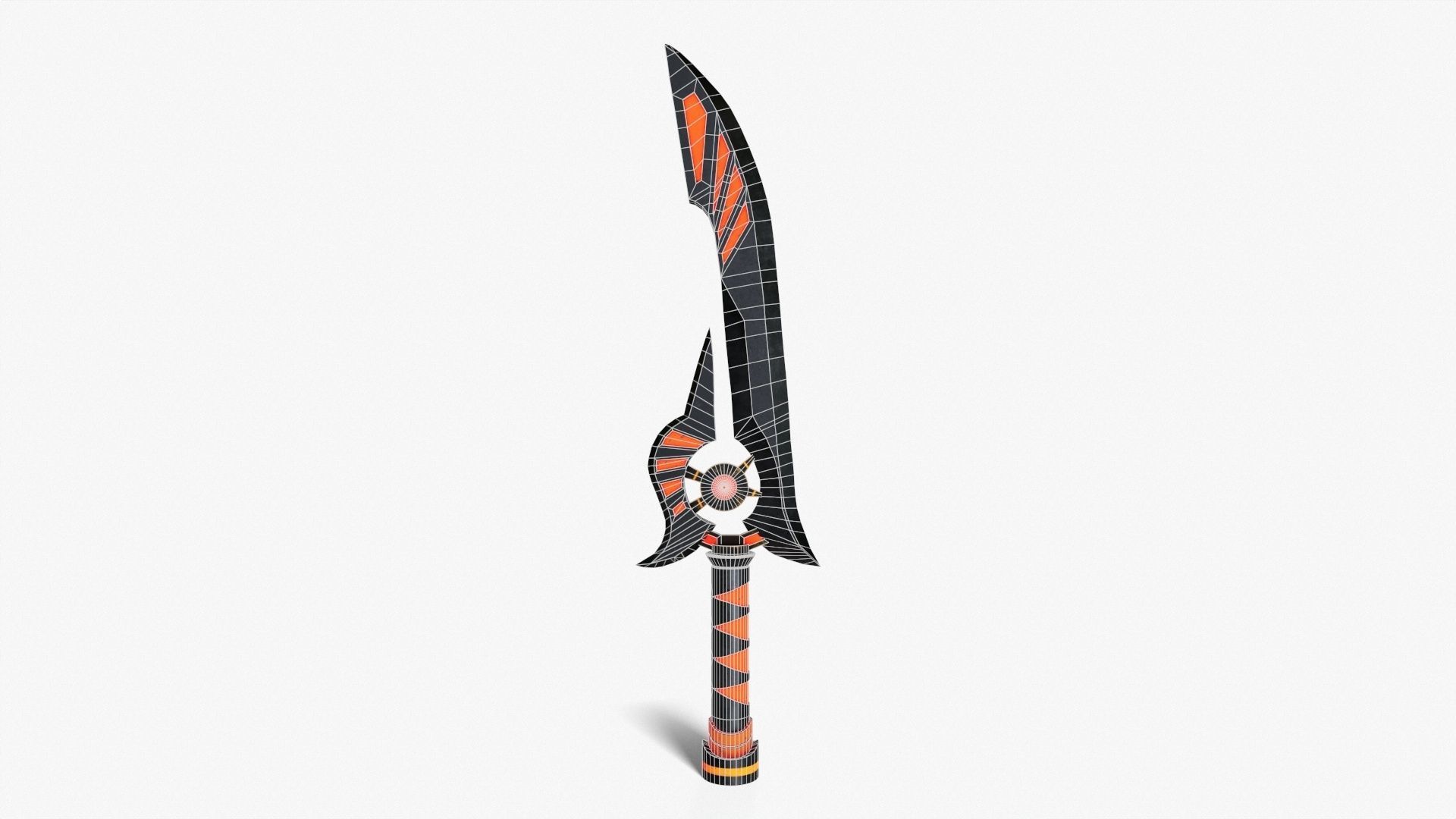 Sci-Fi Sword V6 Low-poly 3D model_6