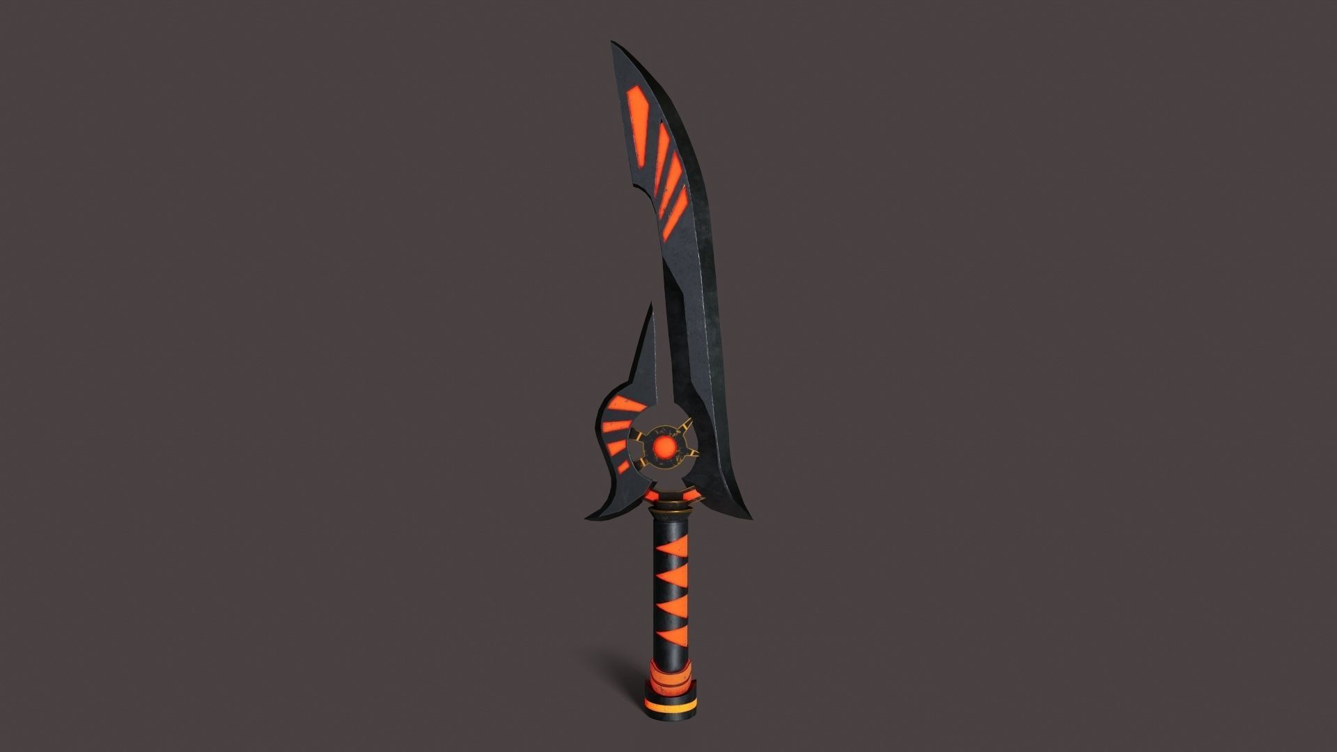 Sci-Fi Sword V6 Low-poly 3D model_4