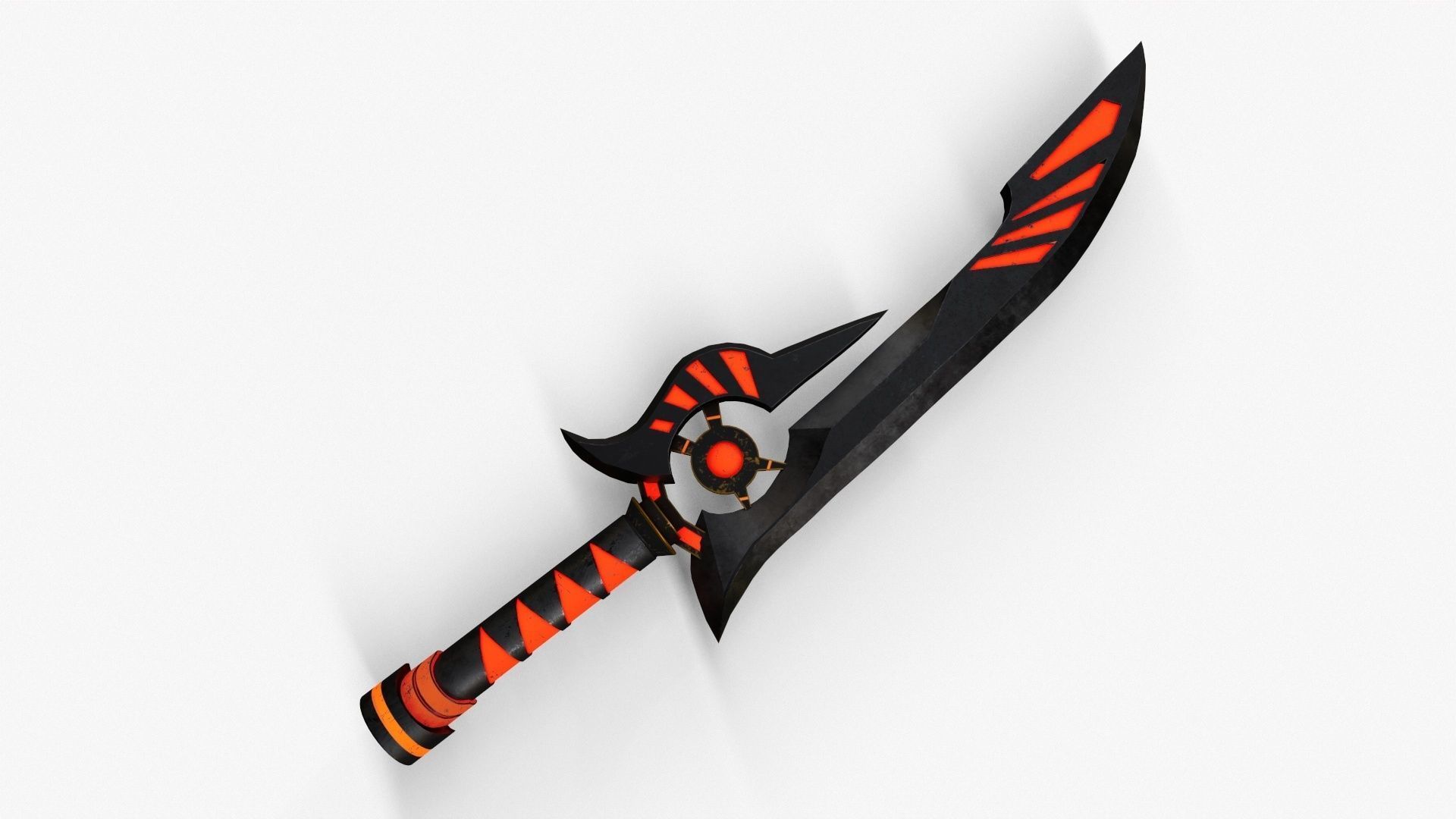 Sci-Fi Sword V6 Low-poly 3D model_19