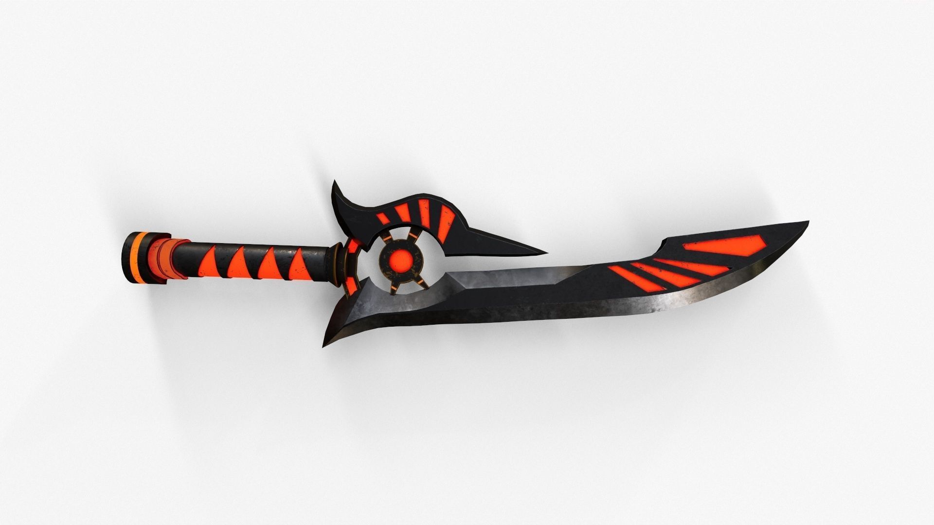 Sci-Fi Sword V6 Low-poly 3D model_8