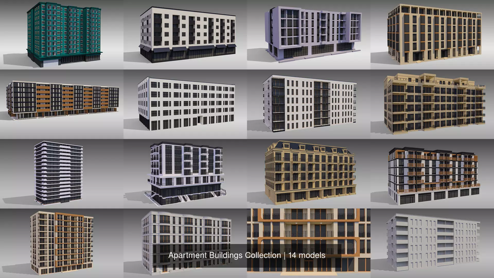 Apartment Buildings Collection _1