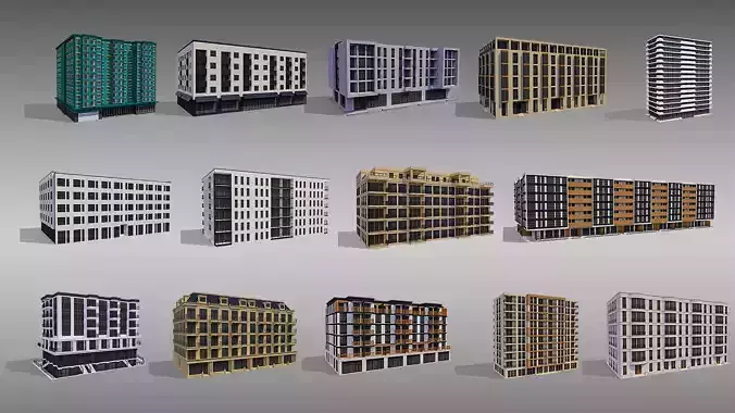 Apartment Buildings Collection 