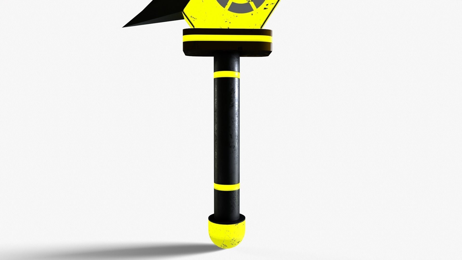 Fantasy Sword Low-poly 3D model_3