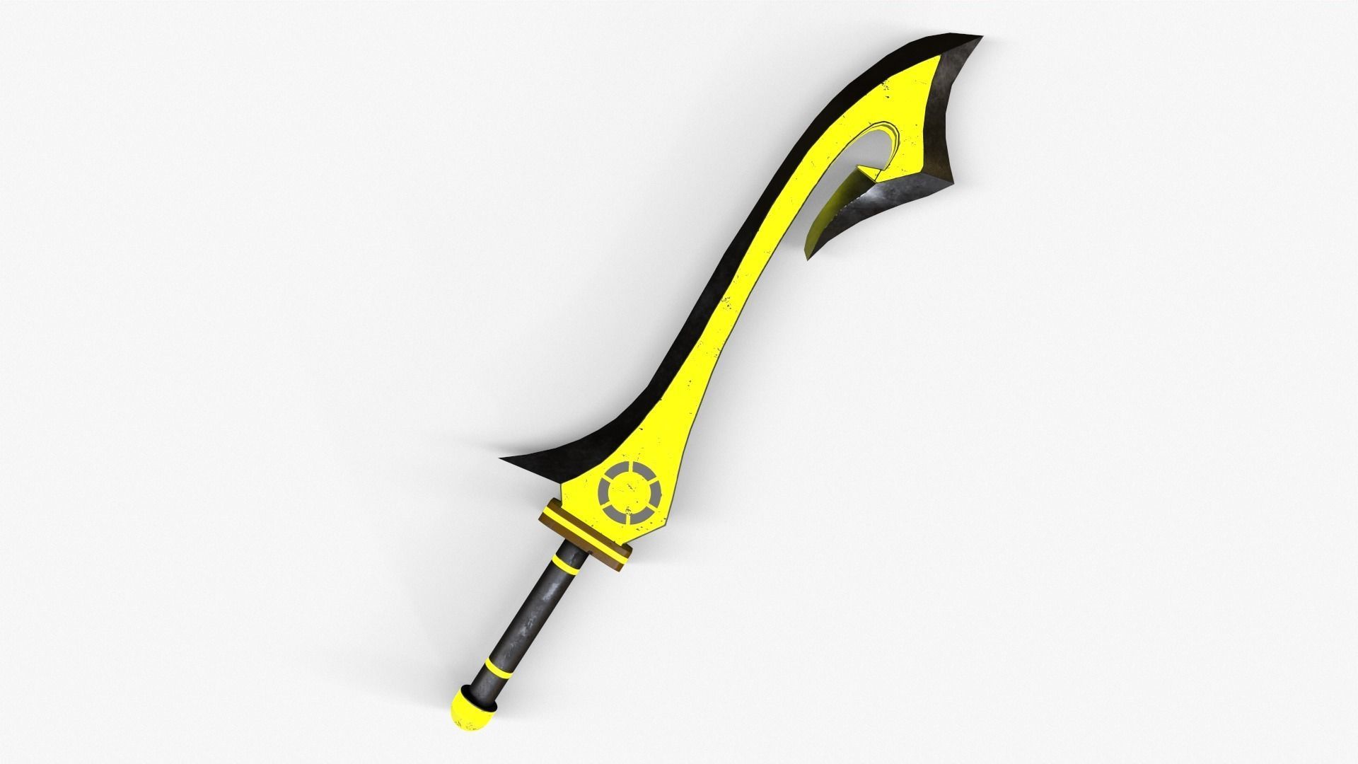 Fantasy Sword Low-poly 3D model_19