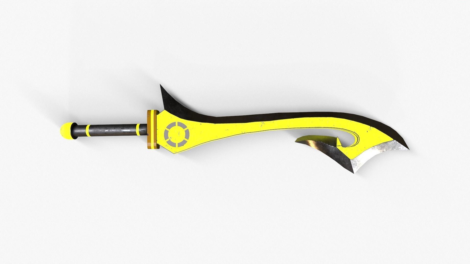 Fantasy Sword Low-poly 3D model_15