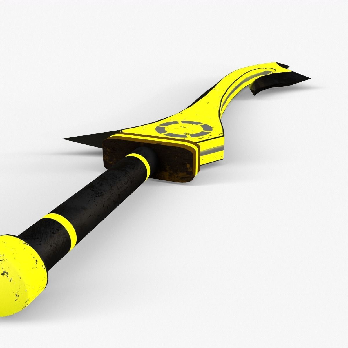 Fantasy Sword Low-poly 3D model_13