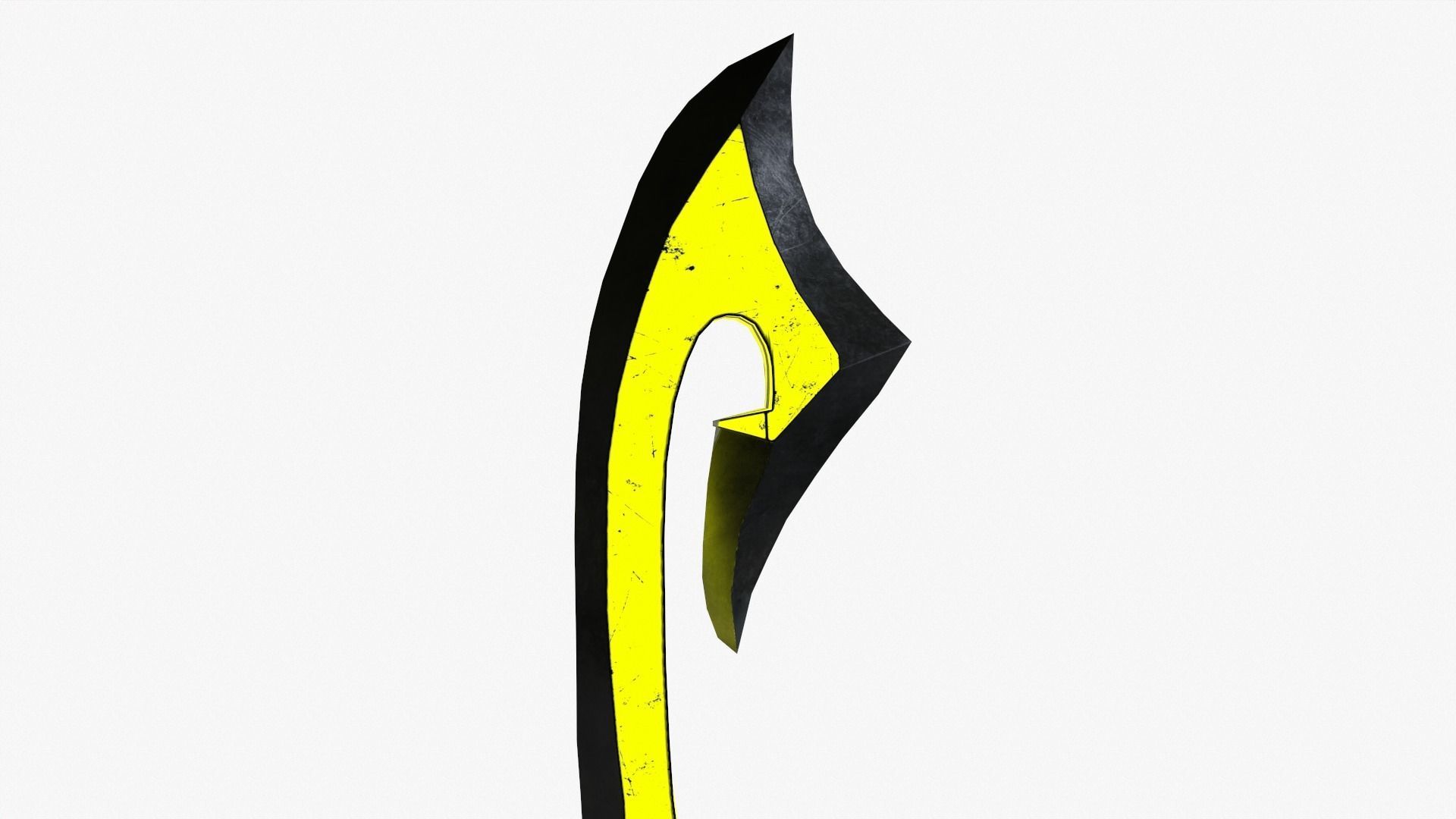 Fantasy Sword Low-poly 3D model_9