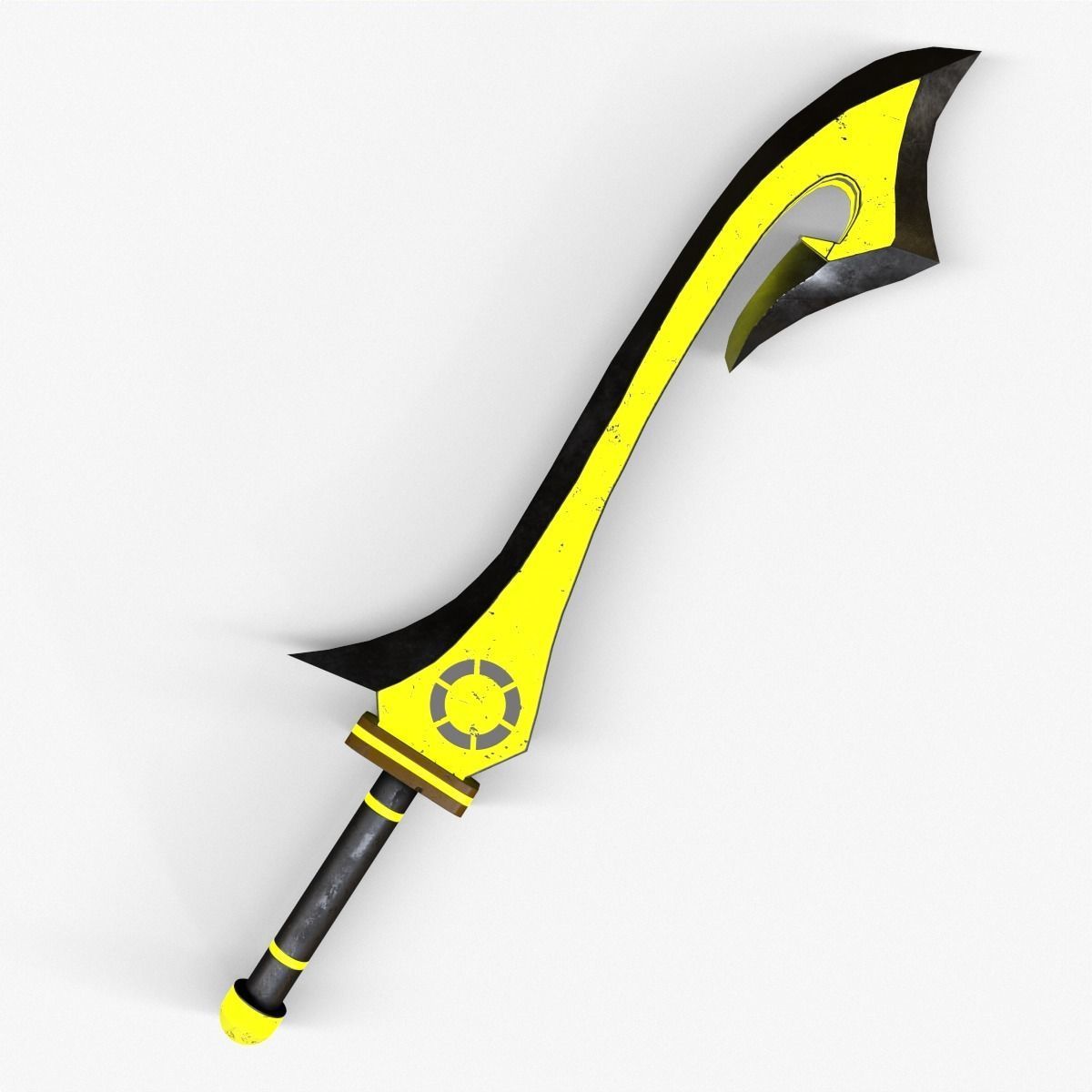 Fantasy Sword Low-poly 3D model_20