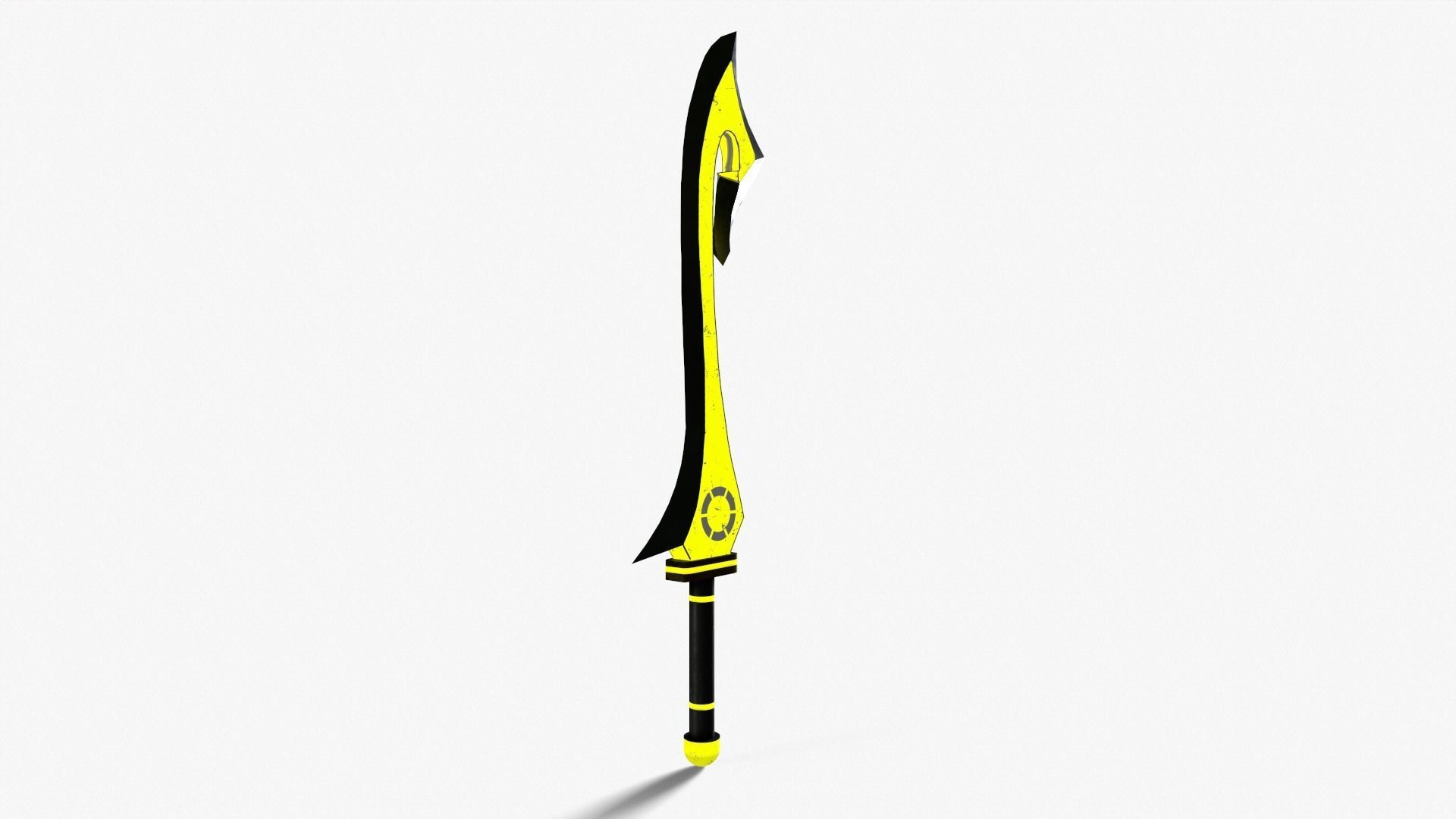 Fantasy Sword Low-poly 3D model_11
