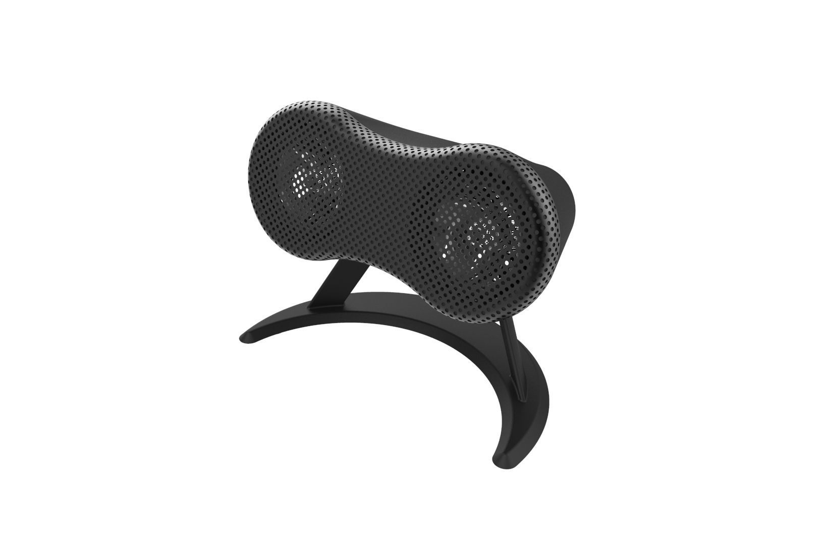 Desktop speaker concept 3D print model_3