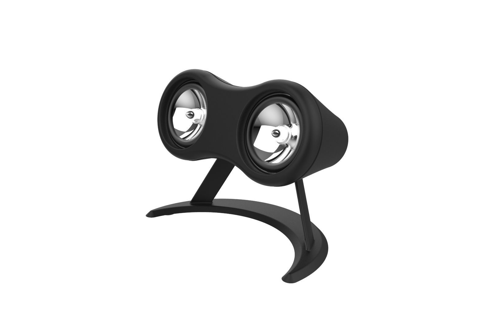 Desktop speaker concept 3D print model_34