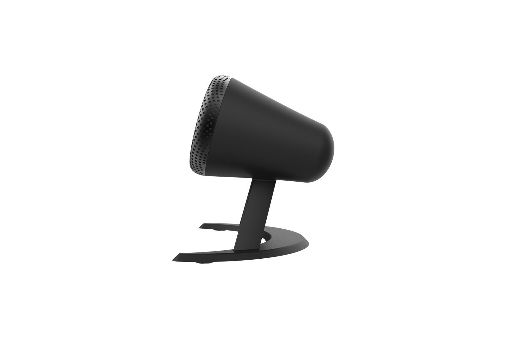 Desktop speaker concept 3D print model_4