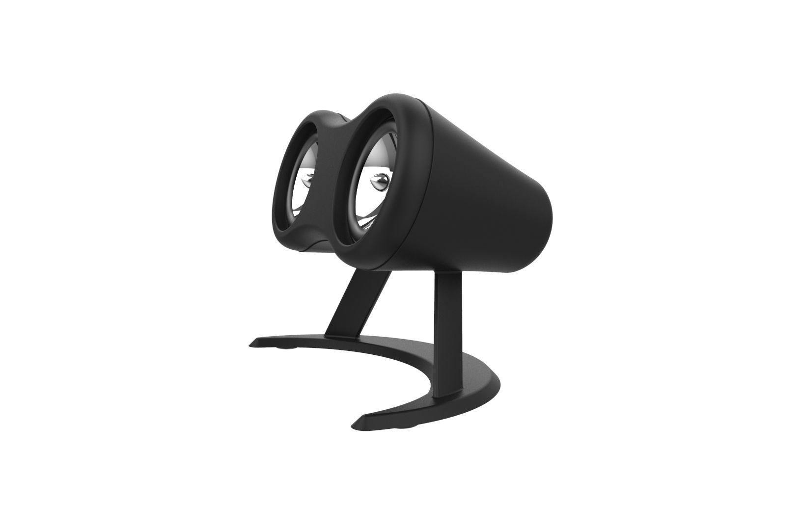 Desktop speaker concept 3D print model_35