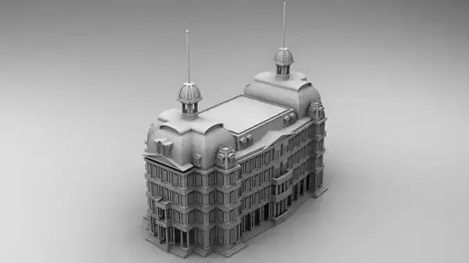 Buisness center in Chicago 3D print model