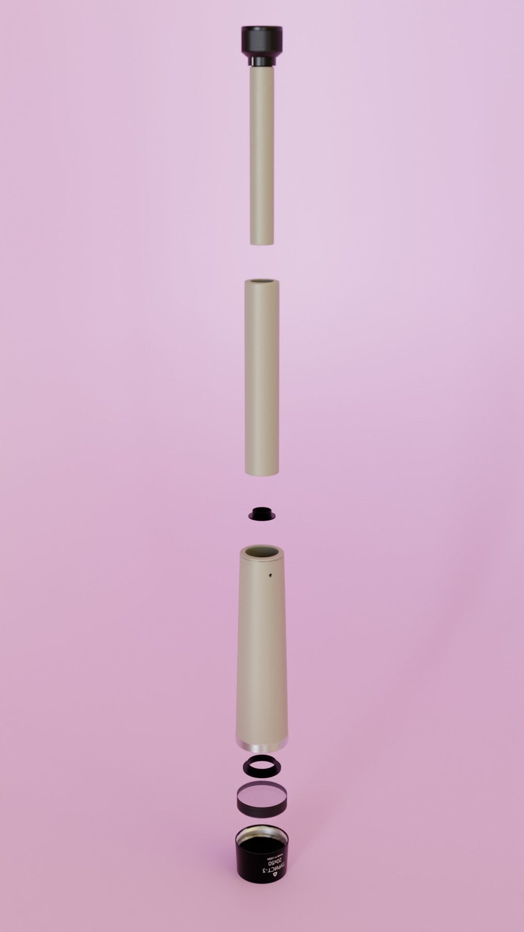 TYPNCT-3 20x50 Spyglass Low-poly 3D model_4