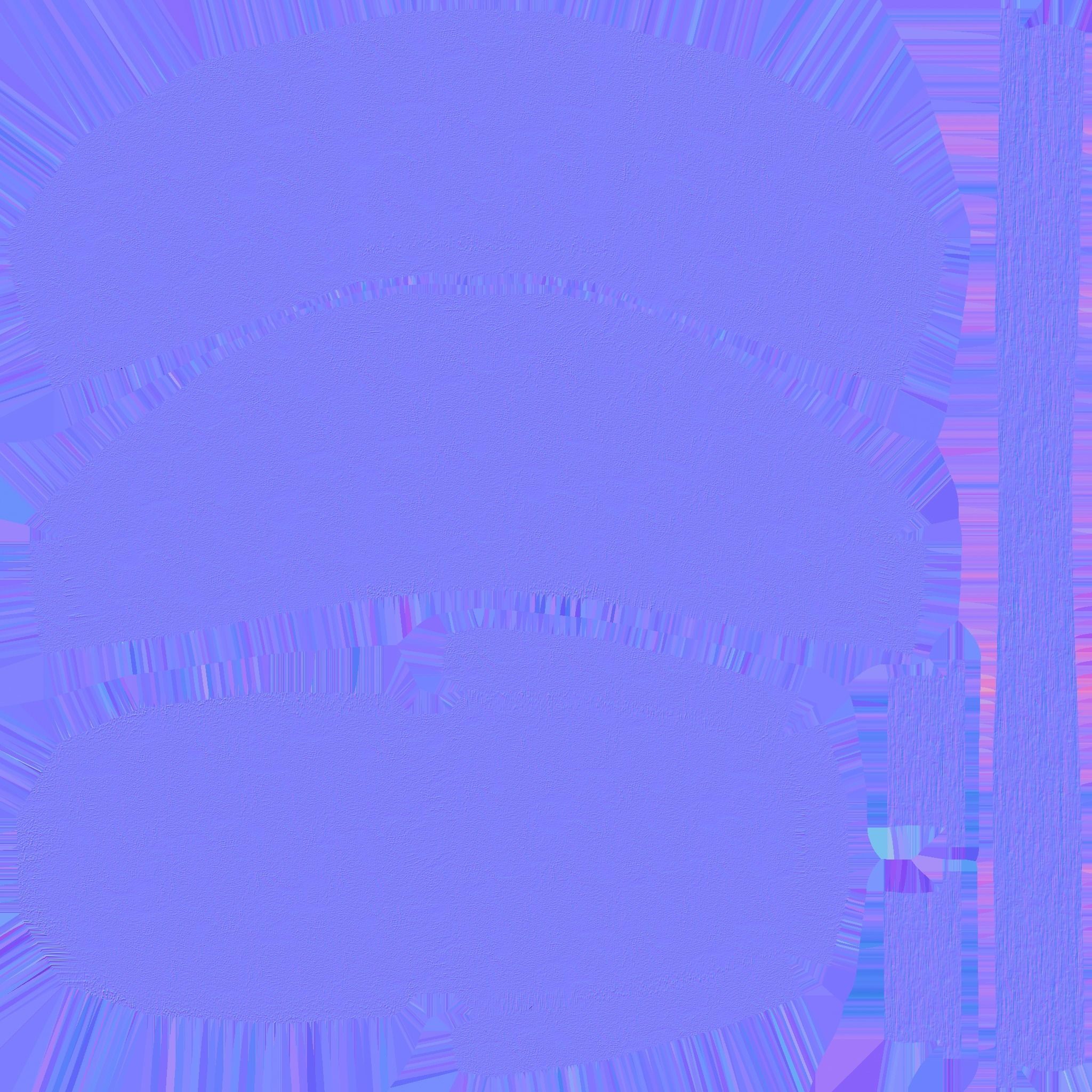 Rust Leather Armchair - Furniture Interior Design Low-poly 3D model_11