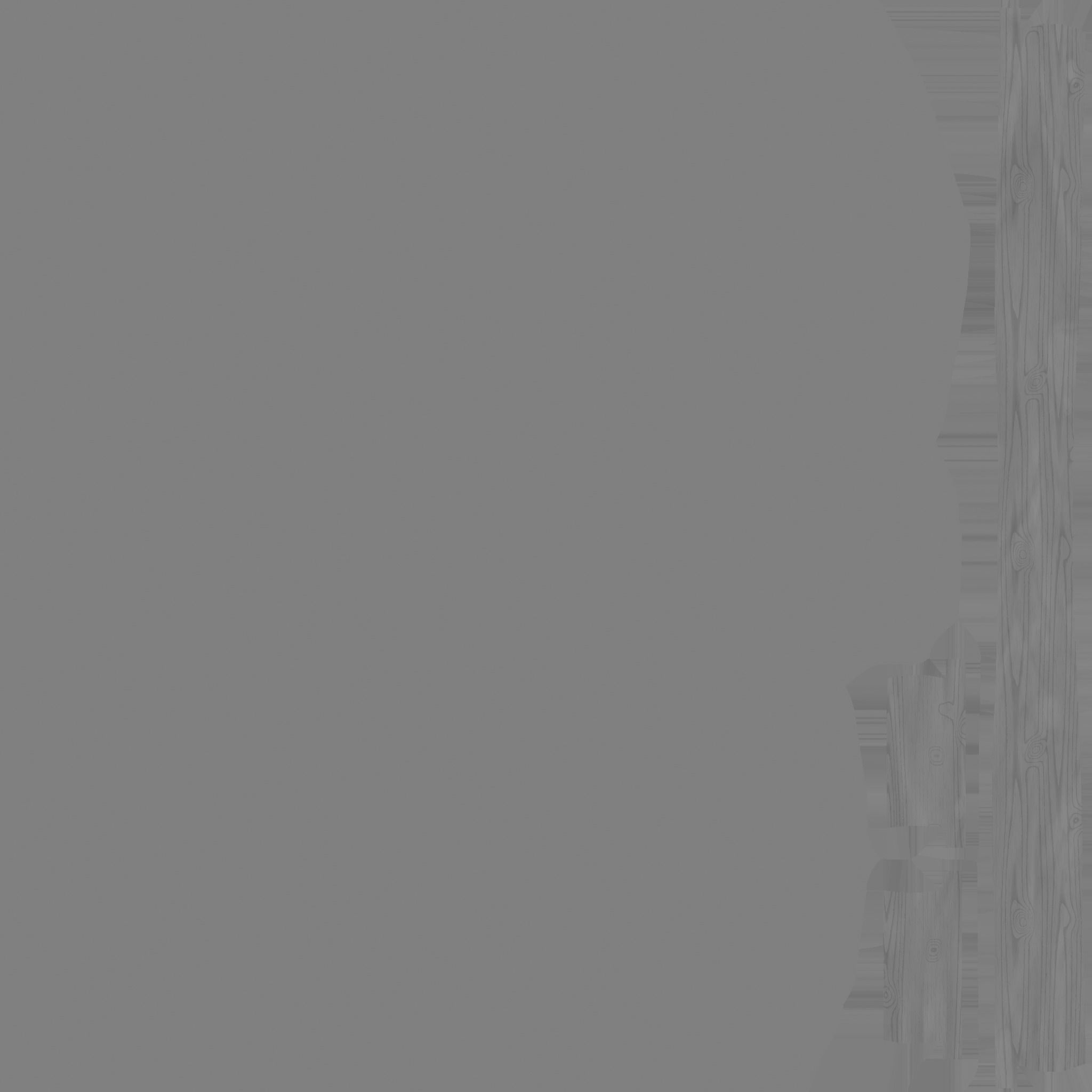 White Wood Armchair - Furniture Interior Design Low-poly 3D model_10