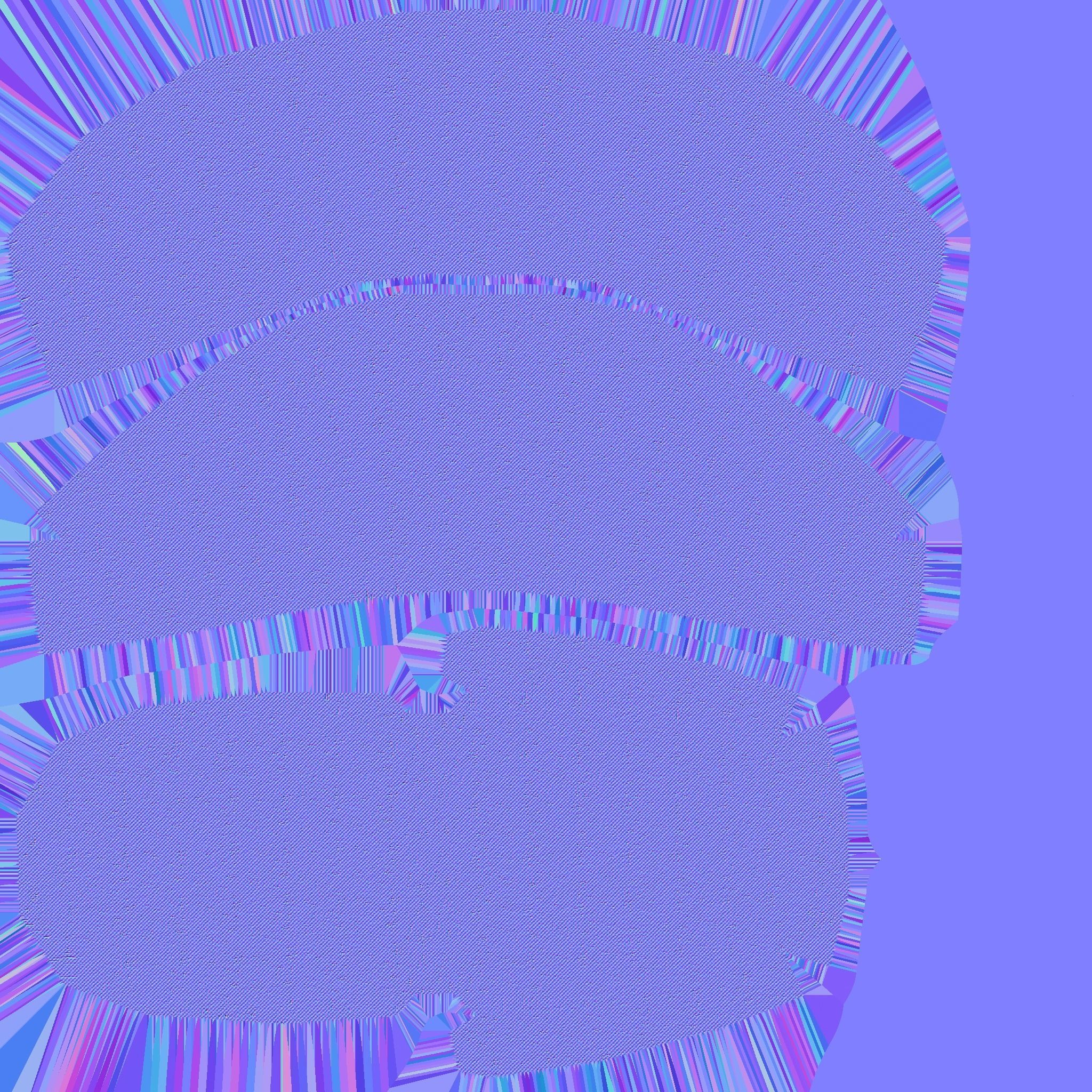 Black Plaid Armchair - Furniture Interior Design Low-poly 3D model_12